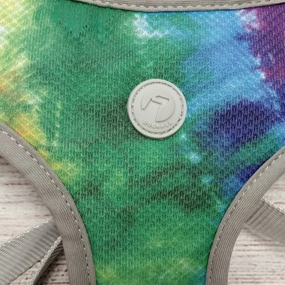 Doghaus Rainbow Tye Dye Dog Harness‎